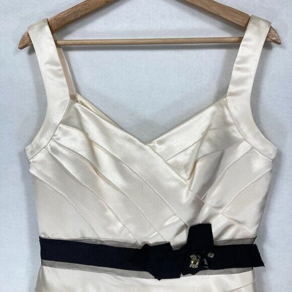 Max And Cleo Sleeveless Mini Dress Cocktail Homecoming Coquette Feminine 10 - Picture 2 of 8